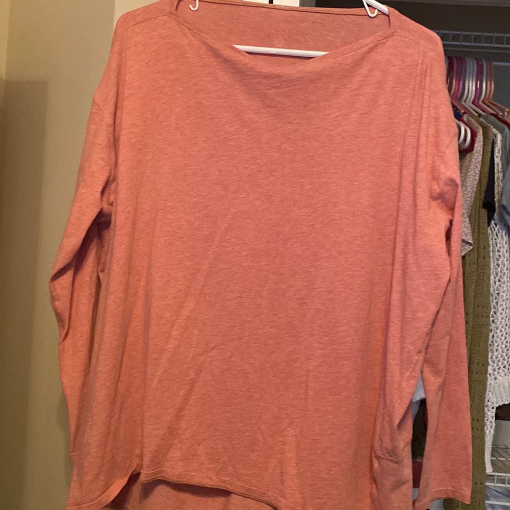 Lululemon long sleeve oversize shirt size 14